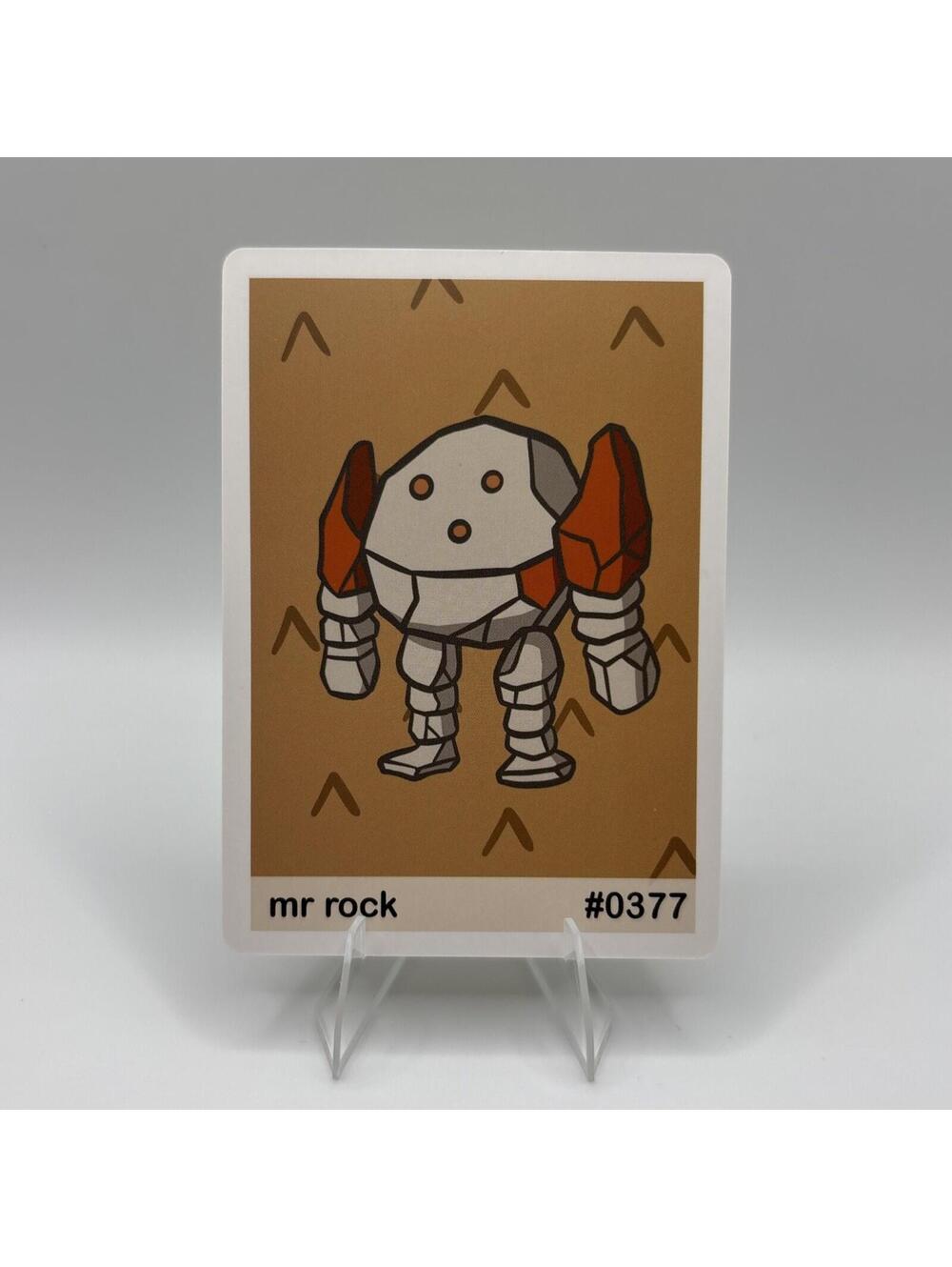 Pookiemoot Gen 3 - Mr Rock (Regirock) #0377 - Pokemon Fan Art Non TCG